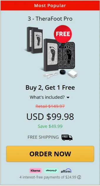 TheraFoot Pro 3 device