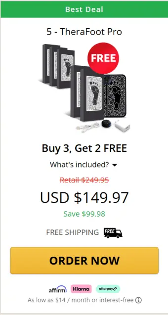 TheraFoot Pro 5 device